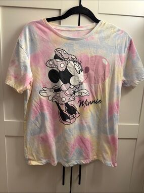 Minnie Mouse Pastel Tie-Dye Short Sleeve Tee - Kids